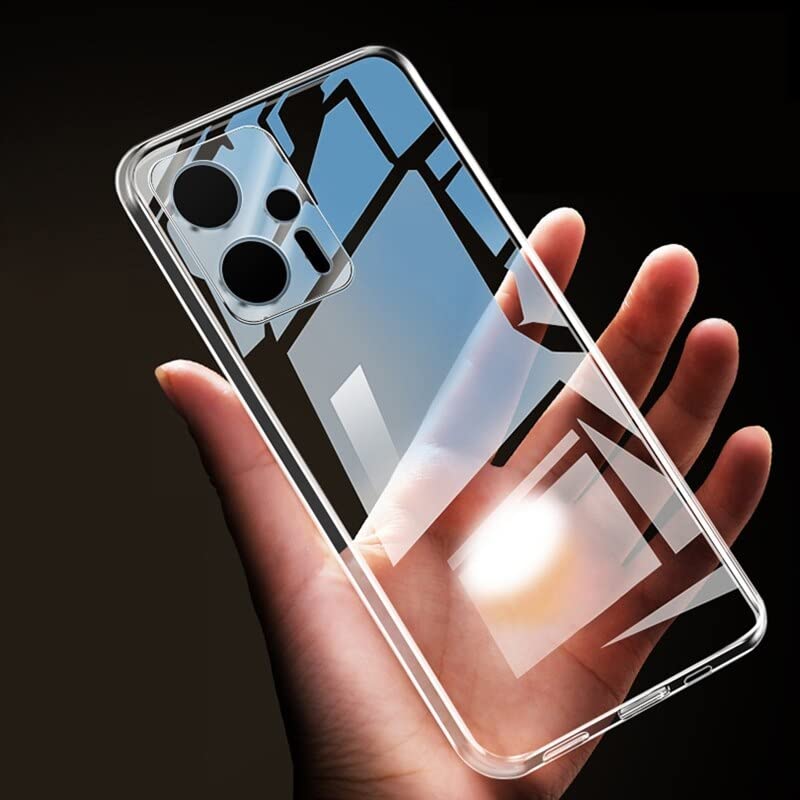 REALCASE Silicone Crystal Clear Mi Redmi K50I 5G Back Cover Case | Protective Design Transparent Back Cover Case For Redmi K50I 5G - Image 2