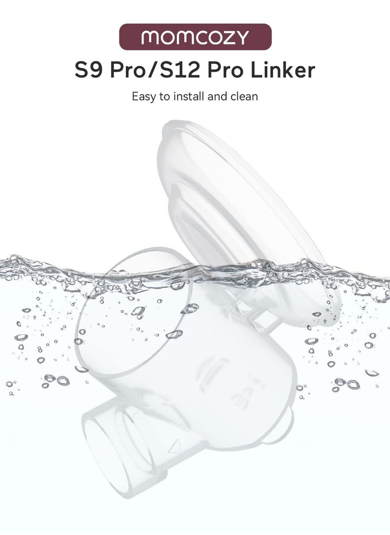 Momcozy - Linker Compatible with Momcozy S9 Pro/S12 Pro Wearable Breastpump. Original S9 Pro/S12 Pro Breast Pump Replacement Accessories, 1 Pack - Image 1