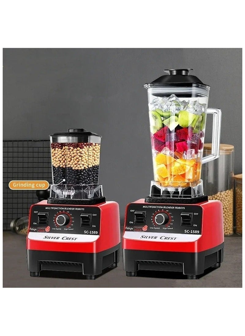 SILVER CREST 2 in 1 Professional Heavy Duty Blender 4500W 2.5L  - Image 1