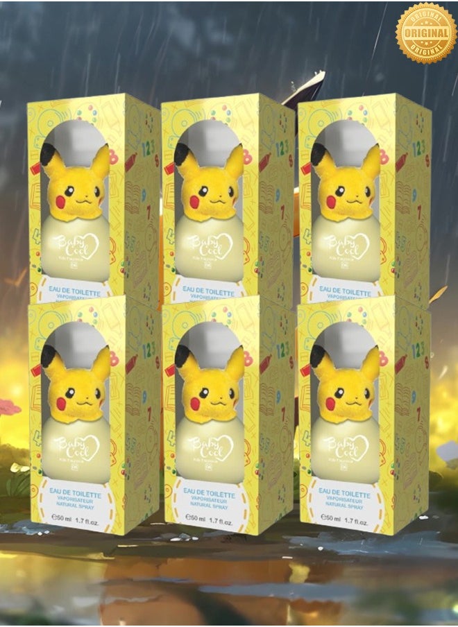 Baby Cool 6 قطع عطر للأطفال الأولاد رقم 06 50مل EDT  - Image 1