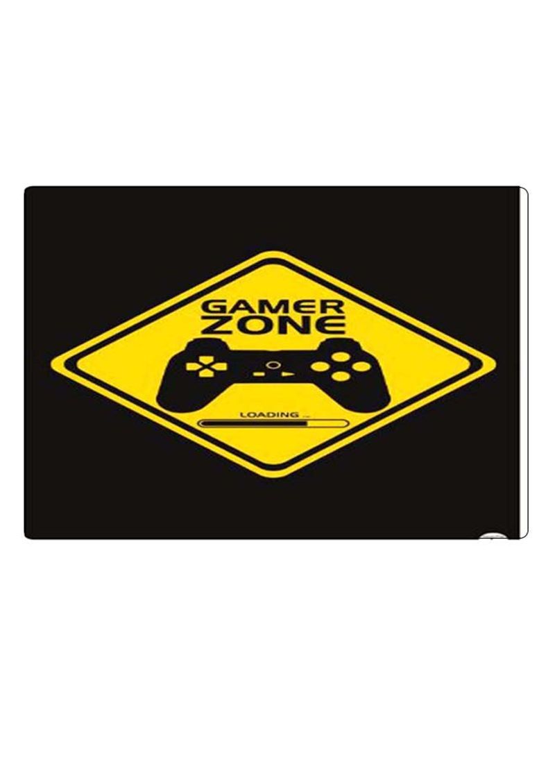 RKN Printed Anti-Slip Gaming Mouse Pad Black/Yellow