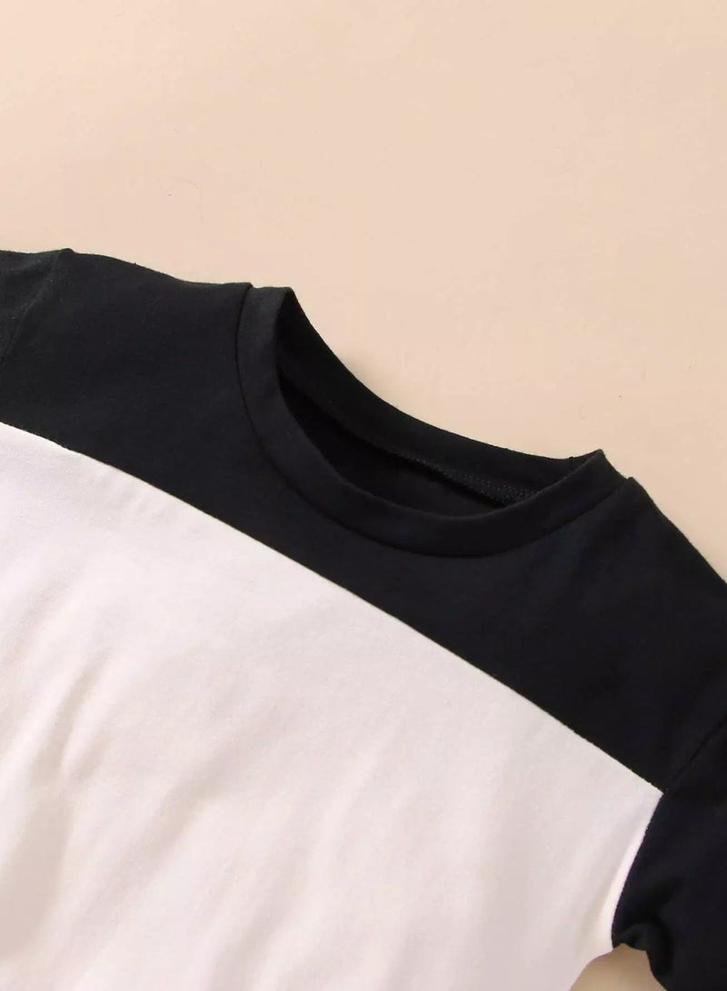 Baby Color Block Crew Neck Sweatshirt - Image 3