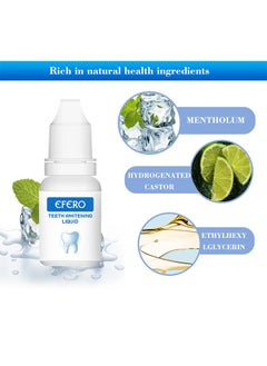 efero Teeth Whitening Essence Powder Clean Oral Hygiene Whiten Teeth Remove Plaque Stains Fresh Breath Oral Hygiene Dental Tools, Natural Teeth Whitener, Brightening, Removing Stains, Keeping Oral Fresh  - Image 4