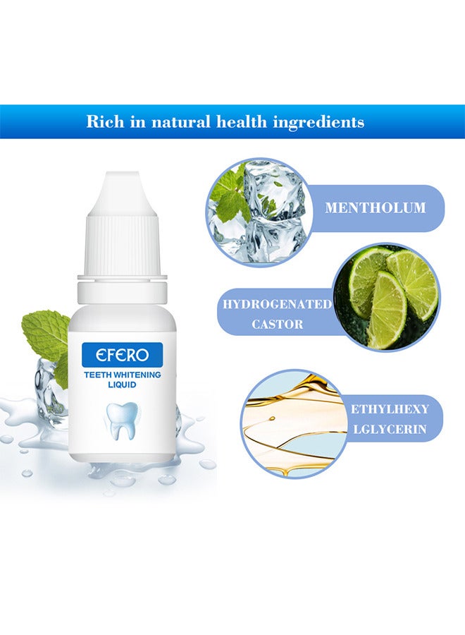 efero Teeth Whitening Essence Powder Clean Oral Hygiene Whiten Teeth Remove Plaque Stains Fresh Breath Oral Hygiene Dental Tools, Natural Teeth Whitener, Brightening, Removing Stains, Keeping Oral Fresh - Image 4
