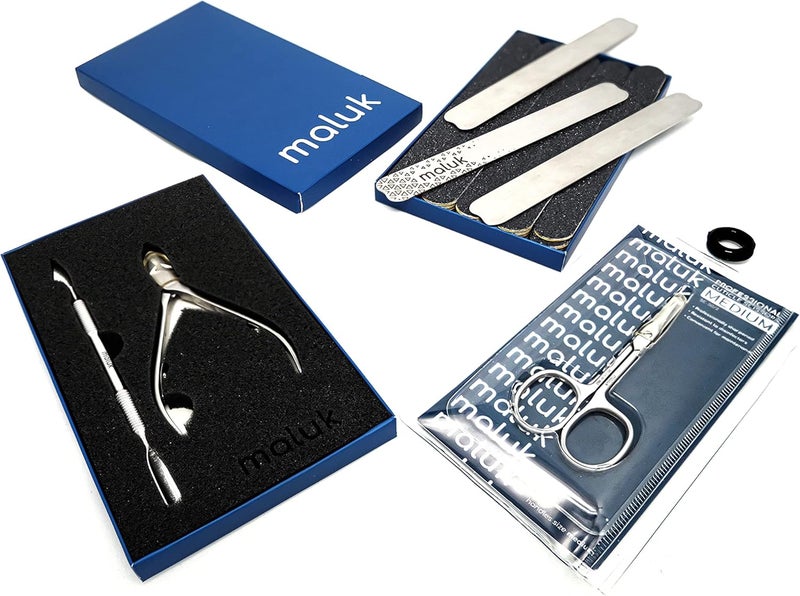 Maluk Professional Cuticle Scissors Left Small - Image 3
