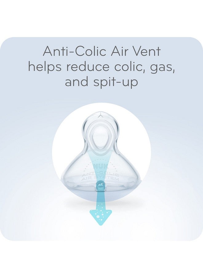 نوك مجموعة هدايا زجاجات الرضاعة المضادة للمغص من نوك سموث فلو لحديثي الولادة - Image 1