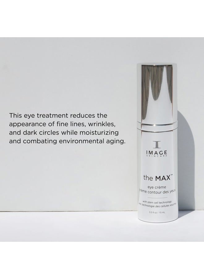 IMAGE SKINCARE , the MAX Eye Crème, Under Eye Cream to Reduce Appearance of Fine Lines and Puffiness for Brighter Looking Eye Area, 0.5 oz - Image 4