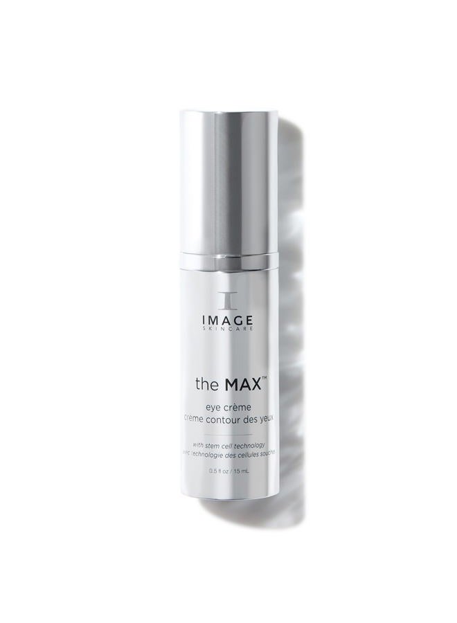 IMAGE SKINCARE , the MAX Eye Crème, Under Eye Cream to Reduce Appearance of Fine Lines and Puffiness for Brighter Looking Eye Area, 0.5 oz