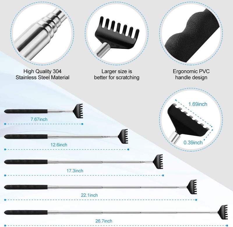 Yeipis 3 Pack Telescoping Back Scratchers - Image 4