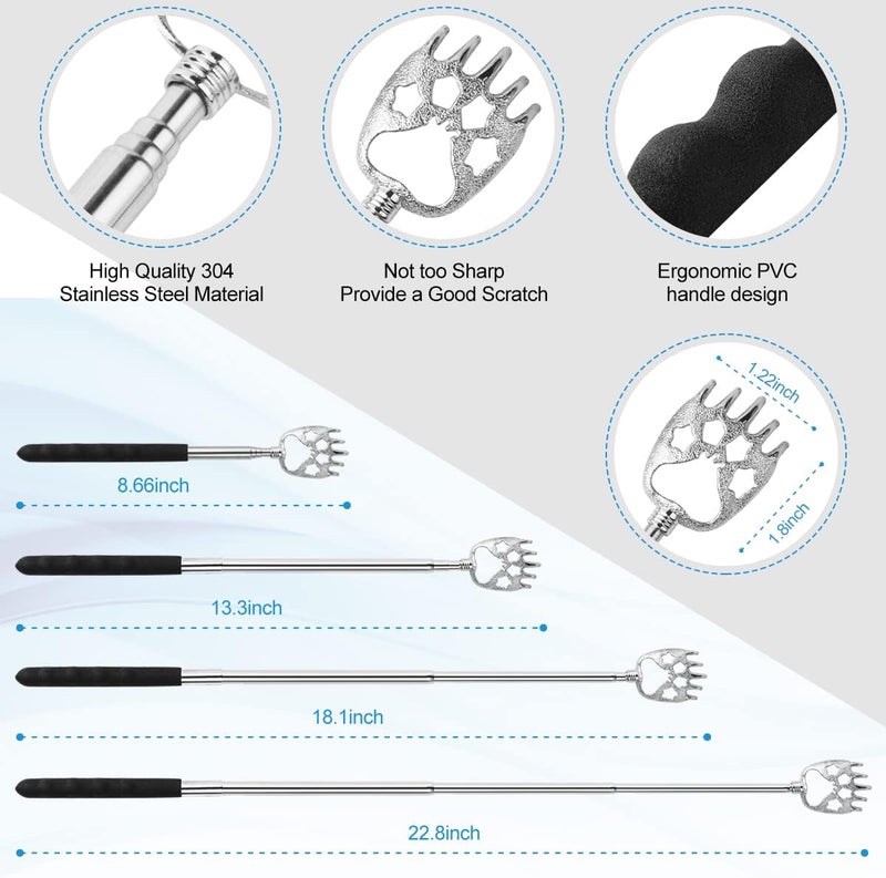 Yeipis 3 Pack Telescoping Back Scratchers - Image 3