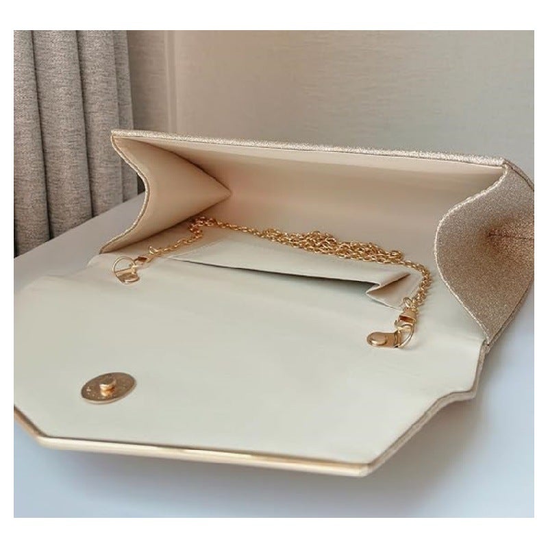 Selling Fashion Evening Bag Bridal Bag Clutch Chain Pleated Glitter Wedding Bag Prom Party Bag - Image 3