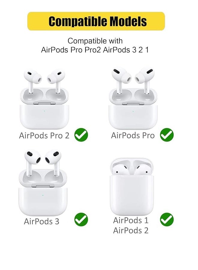 واي جيه خطاف أذن واضح متوافق مع AirPods Pro 360 درجة قطب قابل للتعديل مرن مقاومة للانزلاق مقاوم للرياضة في الهواء الطلق استبدال خطاف الأذن جبل ل AirPod Pro متعدد الأبعاد قابل للتعديل 1 زوج - Image 3