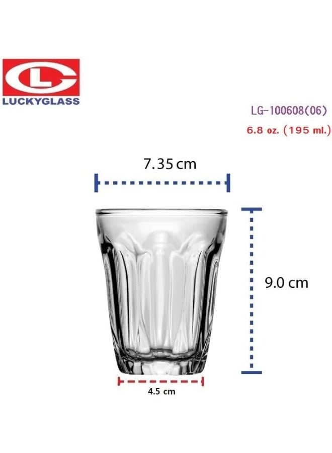 LUCKYGLASS LG100608 Lotus T Tumbler 195ML - Image 3