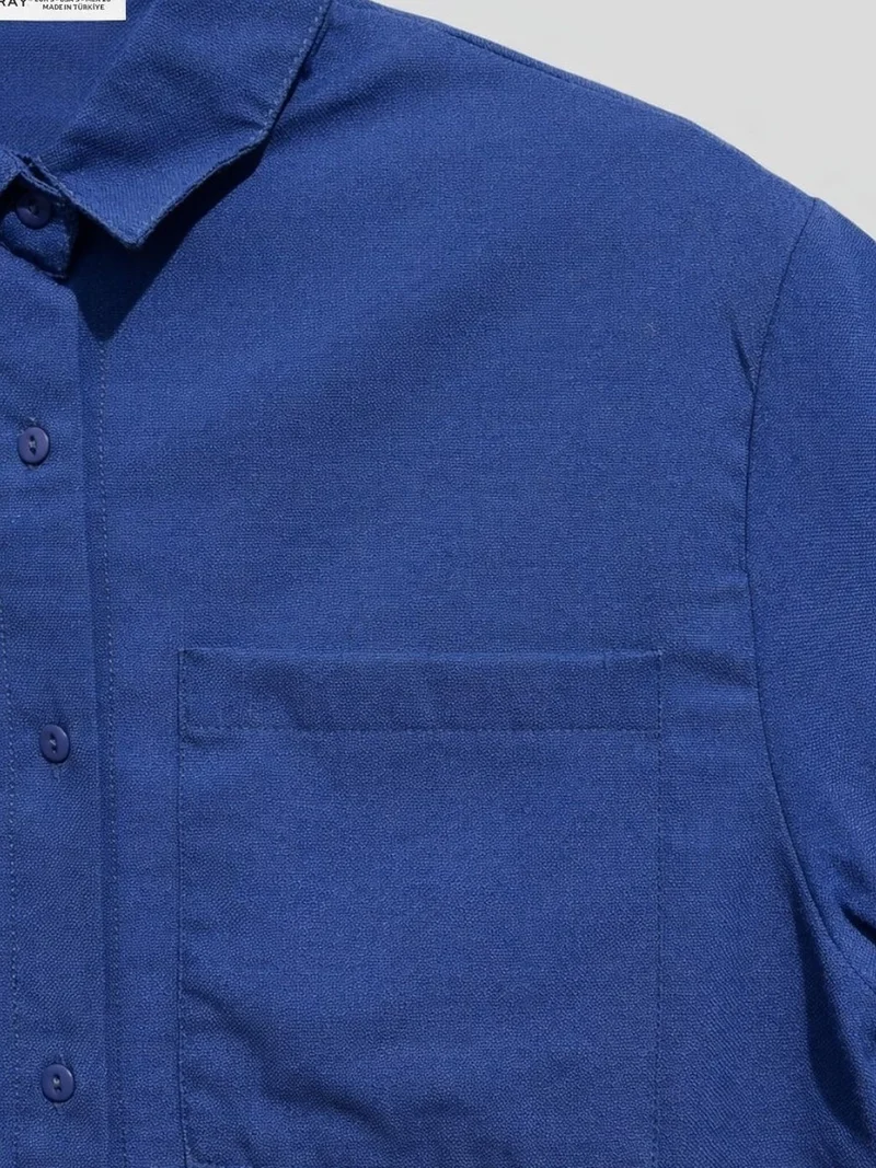 MixRay MIXRAY Short Sleeve Shirt with Pockets