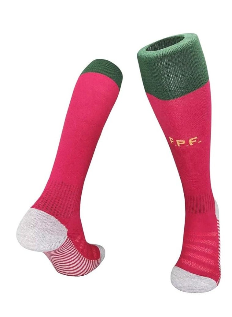 أونليماي فقط جيرسي كرة قدم للأولاد  رونالدو مع جوارب وقلادة رقم 7 - زي كرة قدم للأطفال والشباب (كورة قدم)ملابس رياضية للأطفال - Image 5