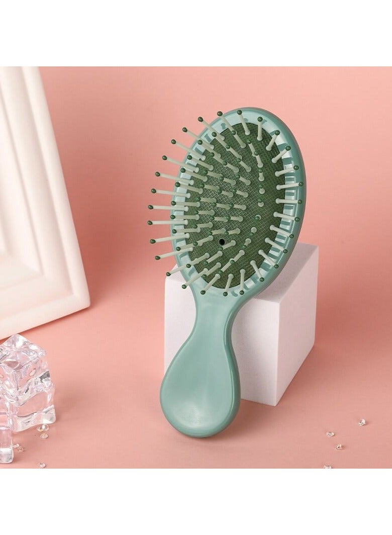 Ucanbe Portable Mini Air Cushion Hair Brush - Soft Nylon Bristles for Wet & Dry Hair, Ideal Travel Companion, Perfect Christmas Stocking Gift - Image 1