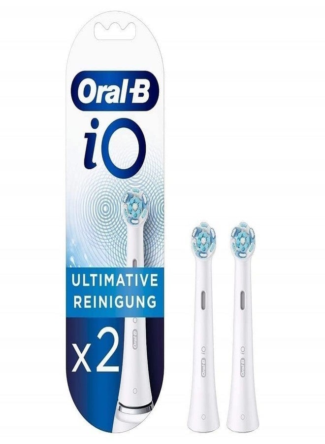 Oral-B Braun Oral-B 4210201319795 iO Ultimate Cleaning Brush Heads for Sensational Mouth Feeling 2 Pieces