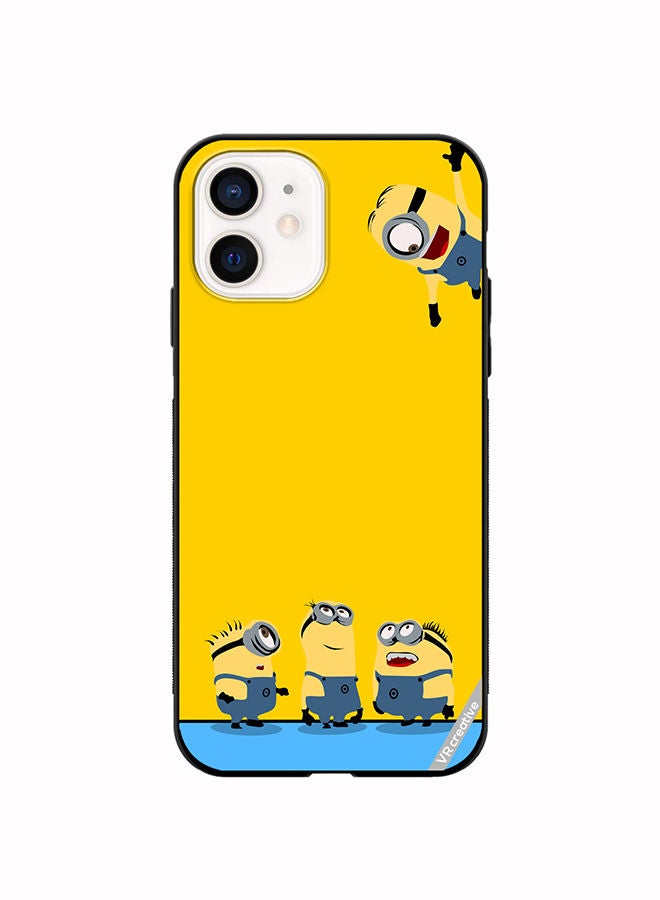VR CREATIVE Protective Case Cover For Apple iPhone 12 mini Minions Design Multicolour - Image 1