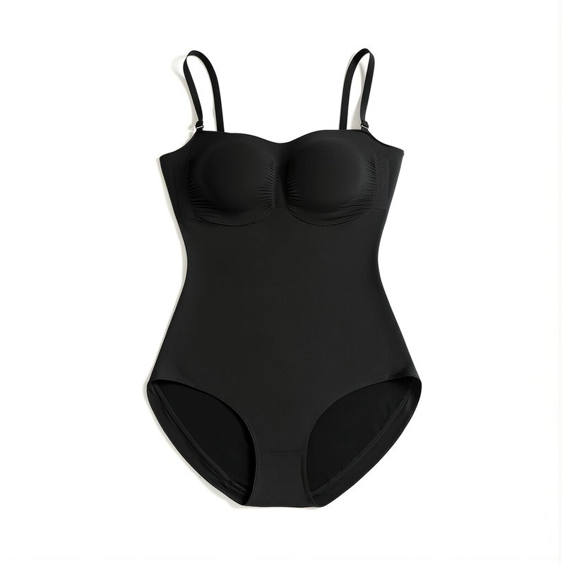 Strapless Shapewear For Under Dresses Party Prom Bodysuit Shaper S Khaki - Image 4