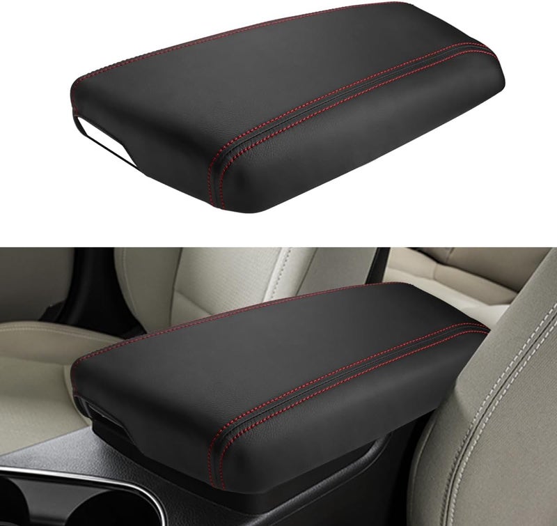 INTGET Leather Armrest Cover for Kia Optima 2011-2015 - Image 1