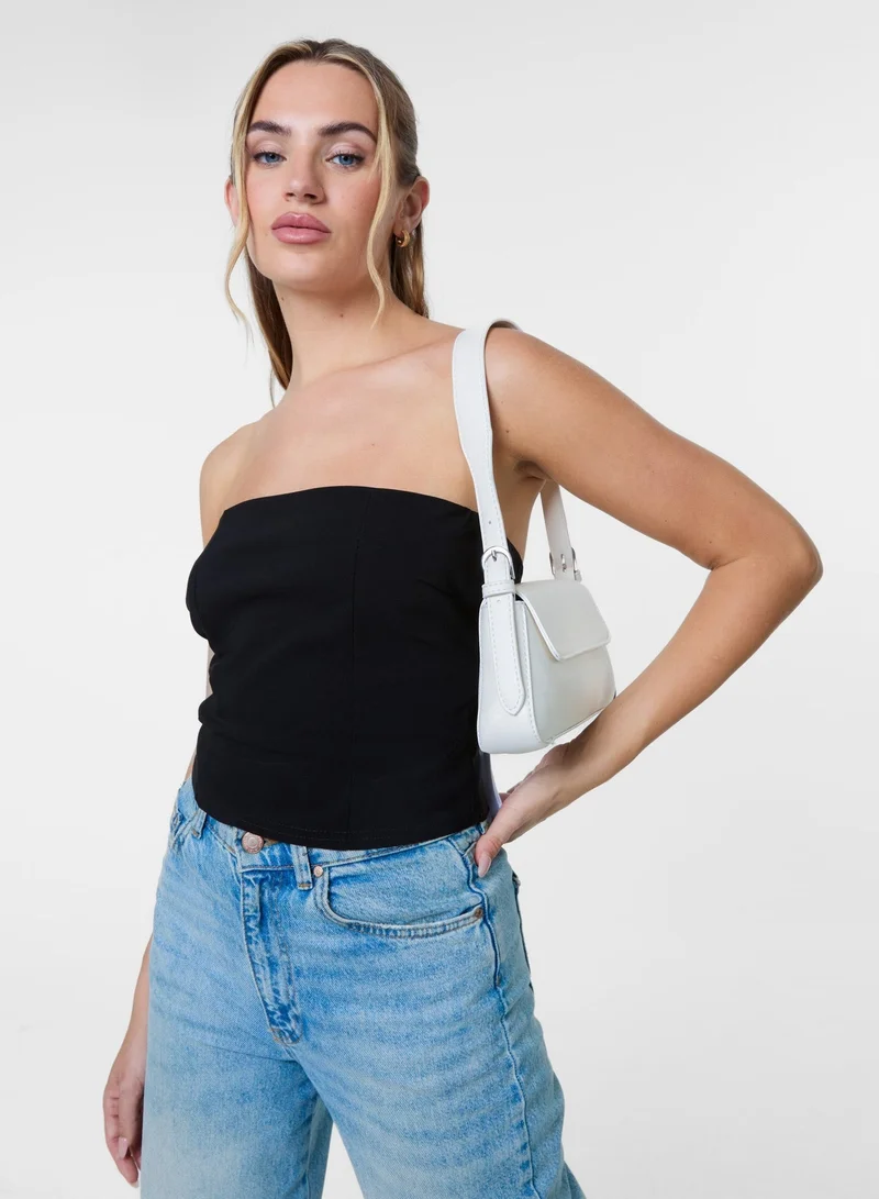 Pink Vanilla Bandeau Bow Back Top