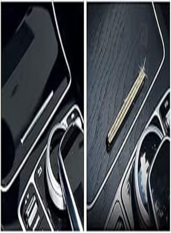 Compatible with Mercedes C-Class 2016-2019 Cup Hole Handle Accessory - Gold