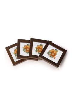 Paper Plane Design Paper Plane Design Tea Coffee Coaster Set Wooden Decorative Coasters Set. Home and Office Wooden Coasters Pattern 9  - Image 2
