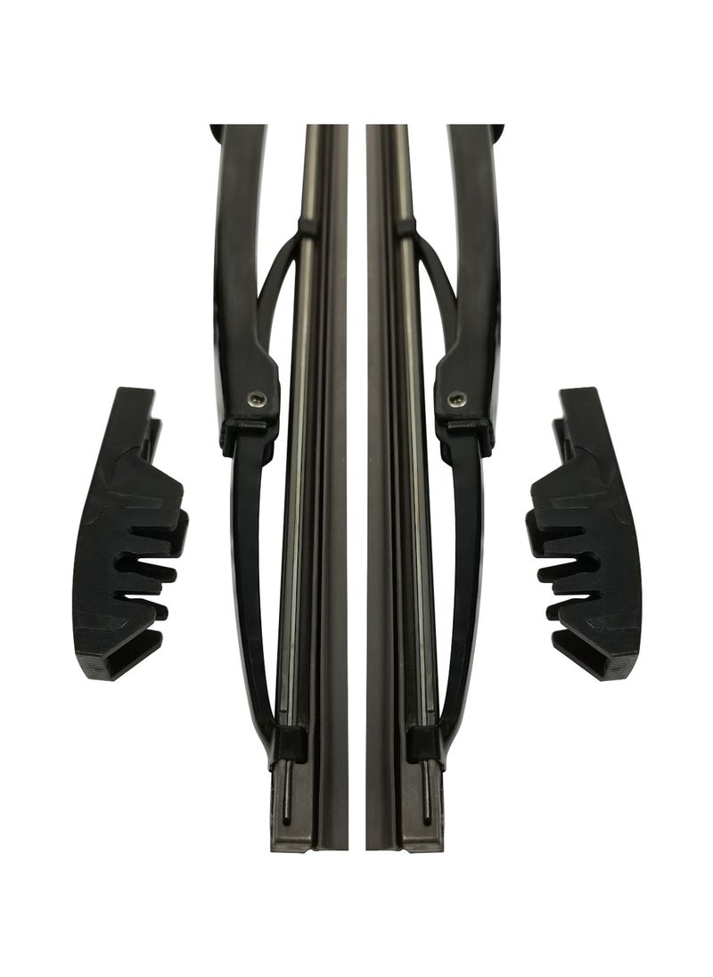 100Miles 100 MILES Car Wiper Blades Professional Grade 20" Universal Car Wiper Blades 2 Pcs Set  - Image 4