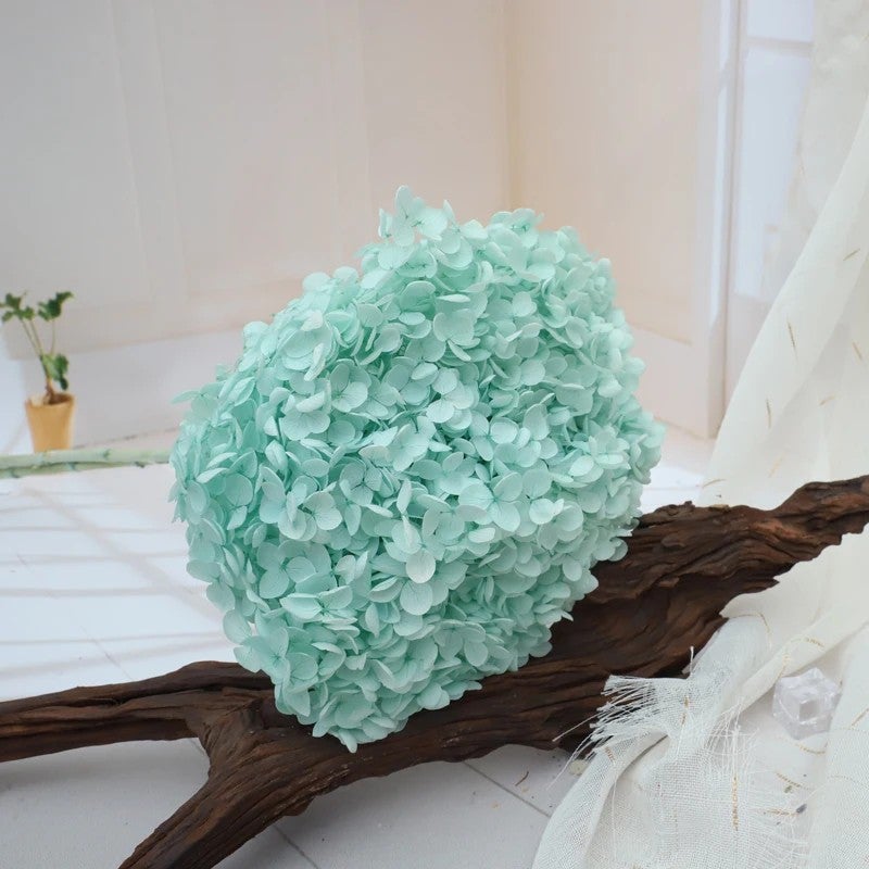 Bluejw Real Touch Dried Flowers Bouquet with Preserved Hydrangea – Natural Dried Plants for Wedding & Home Decoration - Image 4