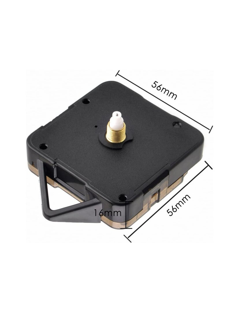 BUYCO - Silent Clock Movement, Non Ticking Sweep Quartz Clock Movement DIY Repair Parts Replacement with Hands - Image 1