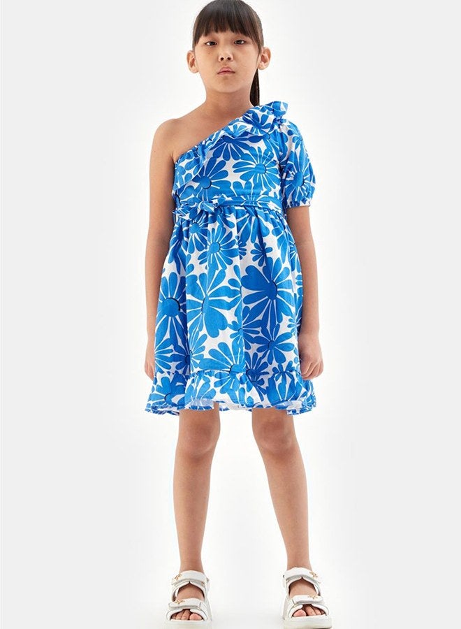 Tyess Girl Patterned Dress - Image 1
