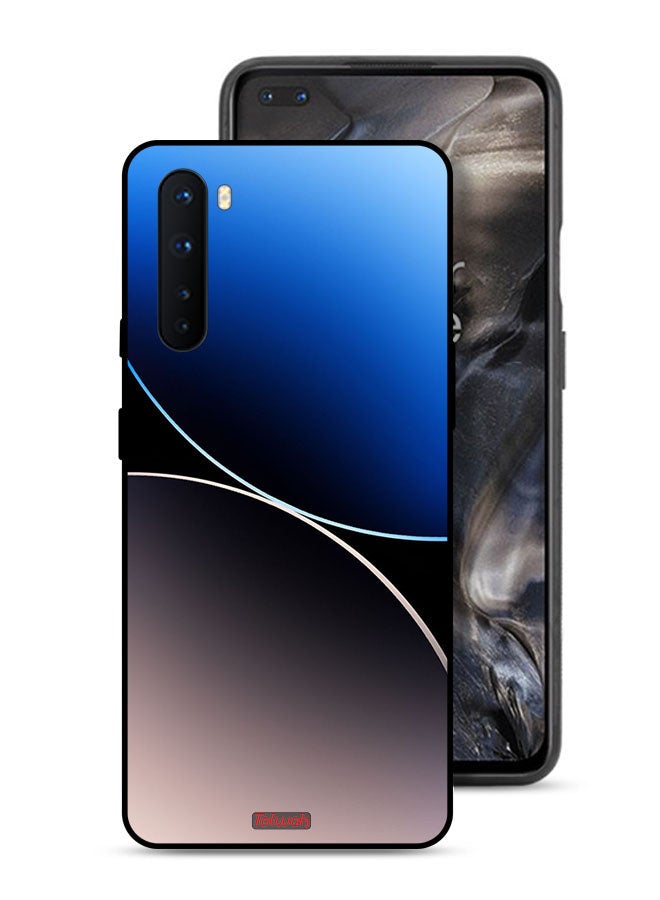 Tolwak OnePlus Nord Protective Case Cover Curve Lines Pattern - Image 1