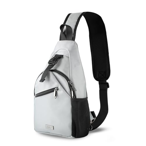 AMJ Tactical Chest Sling Bag for Men, Theft Crossbody Bag, Lightweight Hiking Shoulder Pack for Cycling, Travel, Camping - Image 1