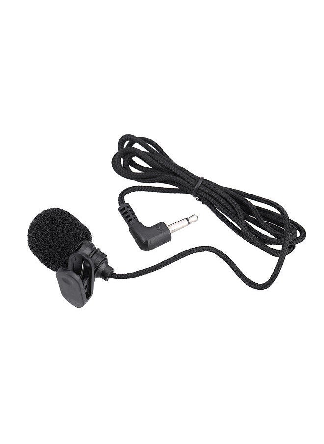 Mini Portable Clip-on Lapel Condenser Microphone Mic Hands-free 3.5mm TS Plug for Computer PC Portable Voice Amplifier Speaker