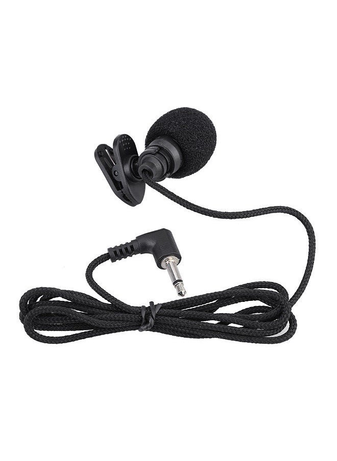 Mini Portable Clip-on Lapel Condenser Microphone Mic Hands-free 3.5mm TS Plug for Computer PC Portable Voice Amplifier Speaker