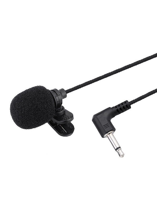Mini Portable Clip-on Lapel Condenser Microphone Mic Hands-free 3.5mm TS Plug for Computer PC Portable Voice Amplifier Speaker