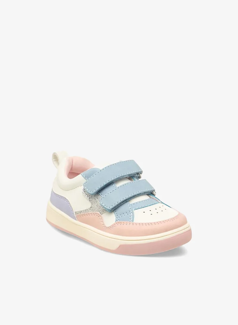Barefeet Colourblock Hook & Loop Sneakers