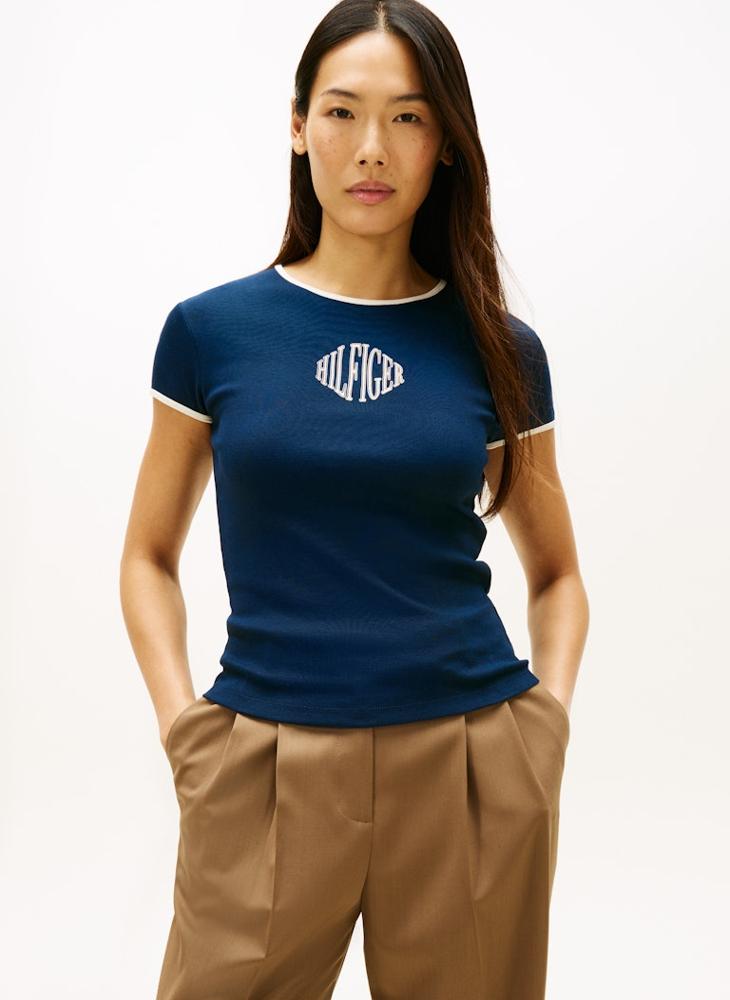 TOMMY HILFIGER Graphic Crew Neck T-Shirt - Image 1
