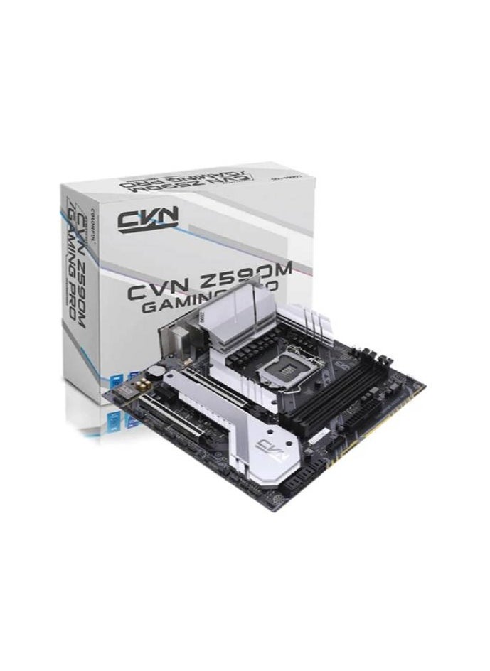 Colorful - Colorful CVN Z590M Gaming Pro V20 M-ATX Motherboard, Intel Z590 Chipset, LGA 1200 Socket, Supports Max. 64GB DDR4, Provides 10/100/1000Mb Ethernet, PCIe 4.0, SATA3 / M.2, 2.5GbE, USB 3.2 | Z590M - Image 1