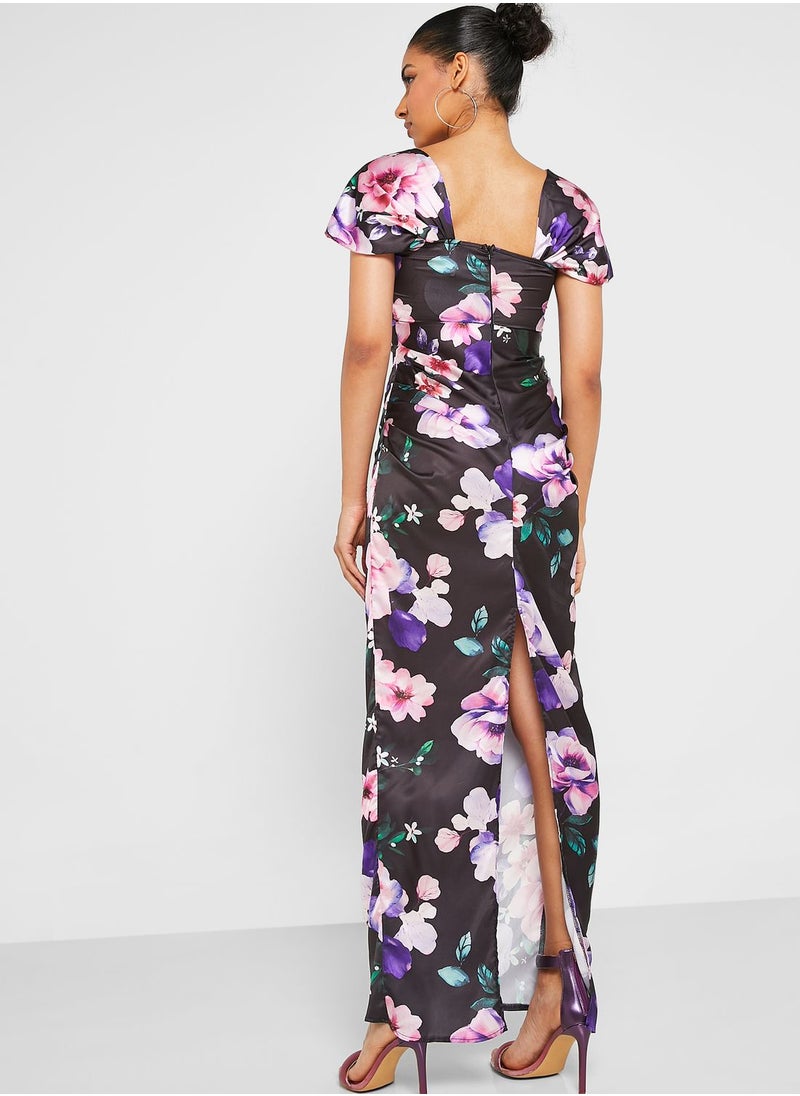 boohoo Floral Print Dress  - Image 2