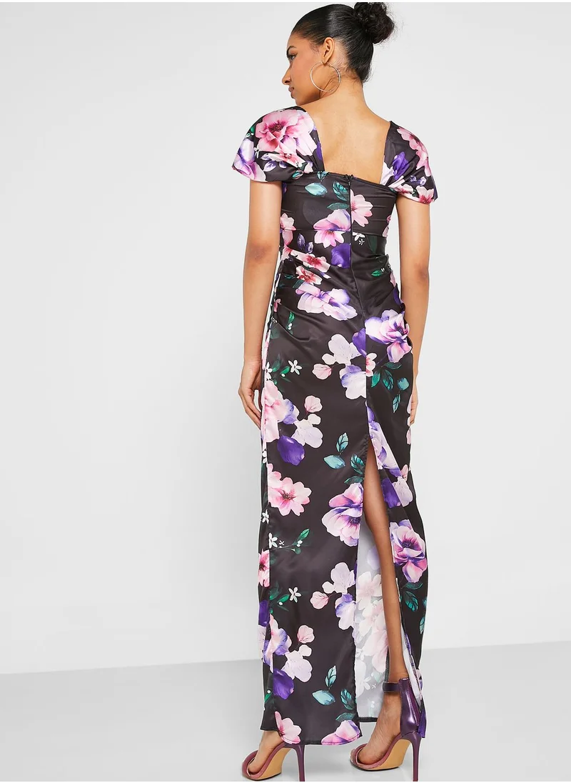 boohoo Floral Print Dress