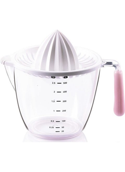 Citrus Juicer and Measuring cup with pink handle