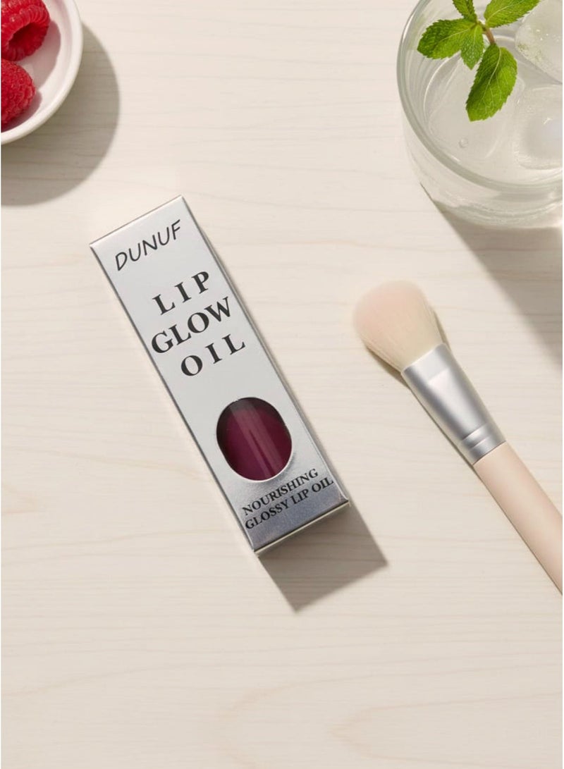 DUNUF Nourishing & Glossy Lip Oil – Deep Moisturizing, Non-Sticky Formula, Mirror Shine & Plumping Effect - Image 2