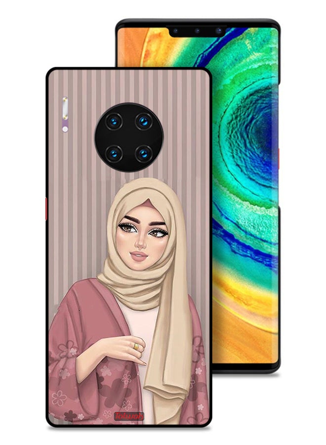 Tolwak Huawei Mate 30 Pro 4G Protective Case Cover Hijab Girl Art - Image 1