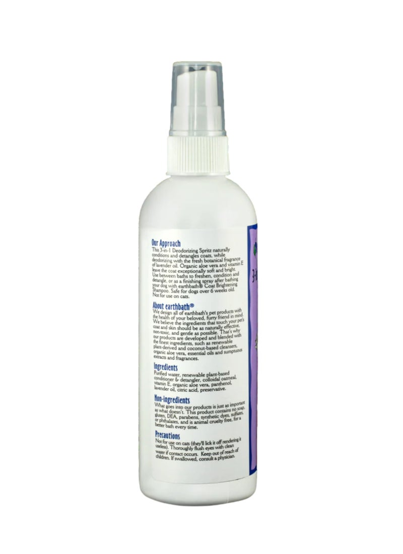earthbath 3 In 1 Deodorizing Spritz Lavender With Skin And Coat Conditioners - Image 2