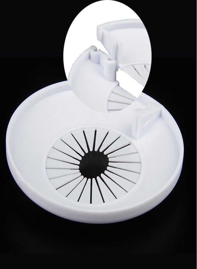 UtySty 10 Pack Wall Split Flange Plastic Pipe Cover Plumbing Wall Flange Round Escutcheon Plate Sink Drain Pipe Covers for Kitchen Sink Bowl Utility Sink Laundry Tub Bathroom Countertop Vessel Sinks - Image 3
