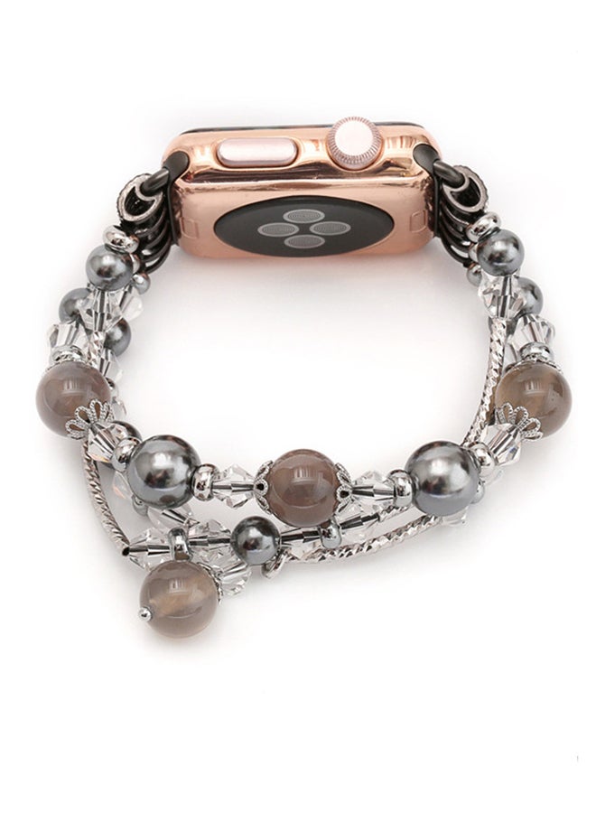 ISank Bracelet Replacement Band For Apple Watch Series 3/4/5 Grey - Image 2