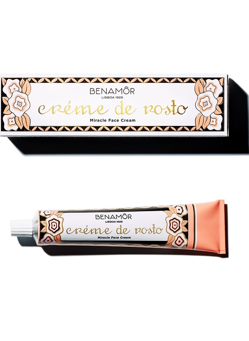BENAMÕR - Miracle Face Cream Face Cream Light Rose Scented Cream Ultra Hydrating Lotion Brightener & Primer Hydration Cream for Face Rose Water Cream Skincare Gifts 50ml - Image 1