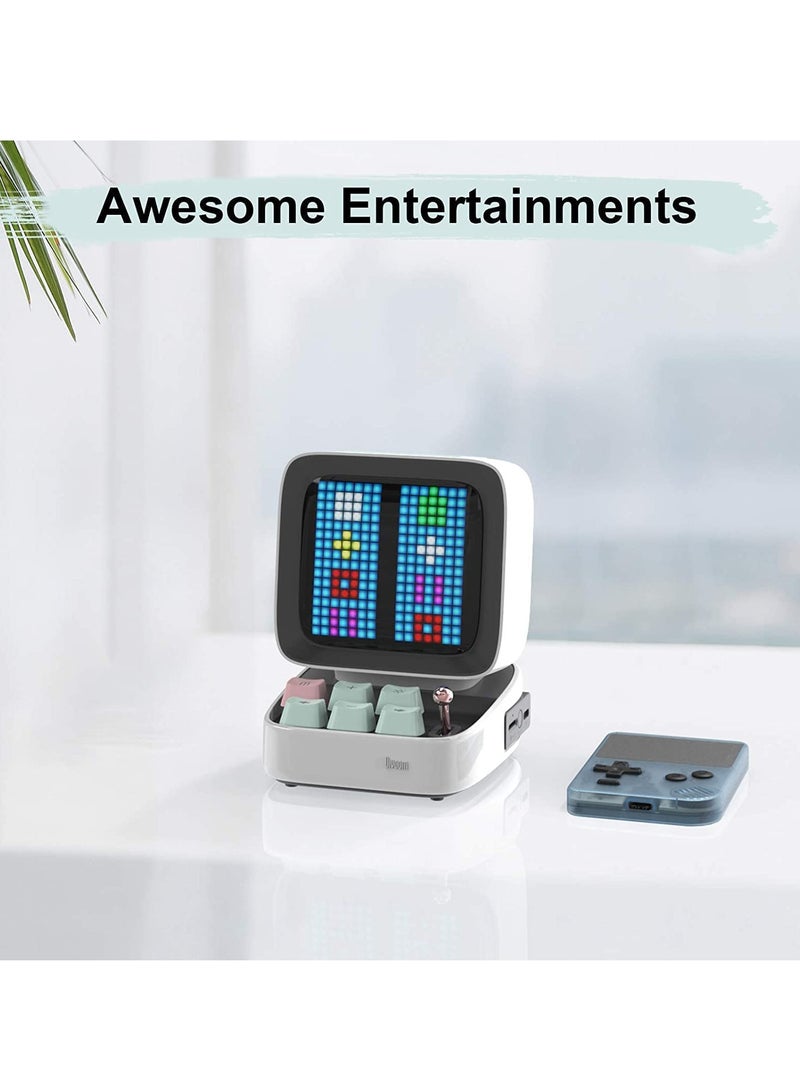 ديفوم ديتو برو مكبر صوت صغير يعمل بالبلوتوث باللون الأبيض - Image 3