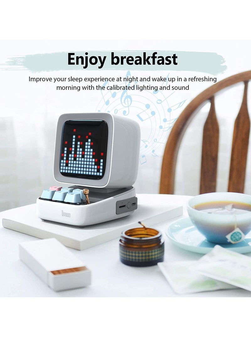 ديفوم ديتو برو مكبر صوت صغير يعمل بالبلوتوث باللون الأبيض - Image 4